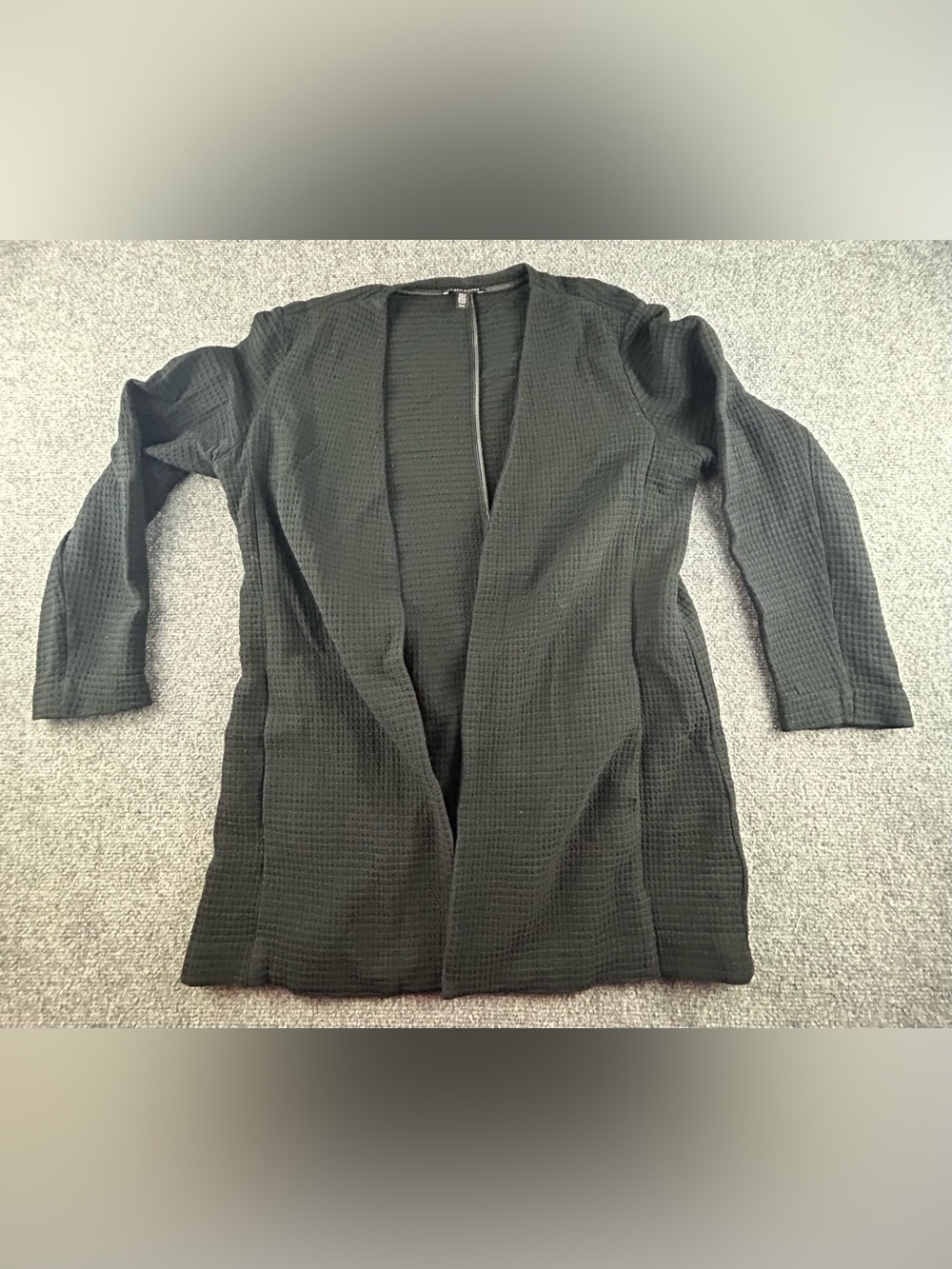 Eileen Fisher Women’s Waffle Knit Open Front Cardigan Size M